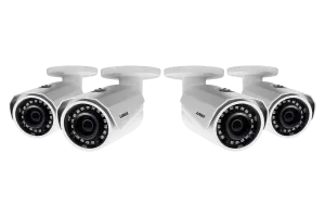 2K SuperHD Weatherproof Night-Vision Security Camera (4-pack)