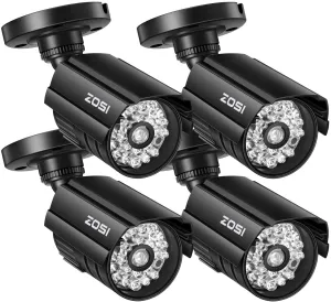 4 Camera Imitation Bullet Wireless Security System (Indoor / Outdoor)