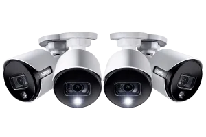 4K Ultra HD Active Deterrence Security Camera (4-pack)