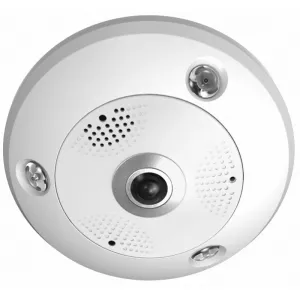 6MP WDR Outdoor IR 360Â° Fisheye Network Camera With Audio-