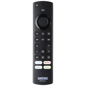 Anderic Replacement Remote Control (RRFNA21) Prime/Netflix/Disney/Hulu