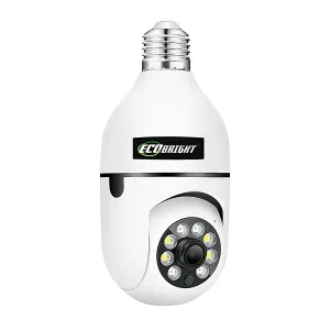 Eco-Bright Wifi Surveillance Light Bulb Camera