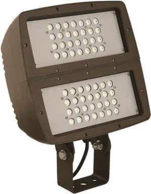 Hubbell Lighting Led Outdoor Decorative Floodlight 200-Watts 5000K Wide Flood 16358 Lumens Yoke Mount 120-277 Volts