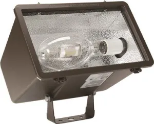 Hubbell Lighting Miniliter V Floodlight Yoke Mount 250 Watt Pulse Start Metal Halide Quad Tap