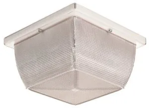 Lithonia Lighting Vandal-Resistant Square Light Fixture Clear 120 / 277 Volts 2 26-Watt Double Twin-Tube Cfl Lamps