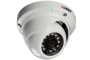 Outside security camera dome with night vision