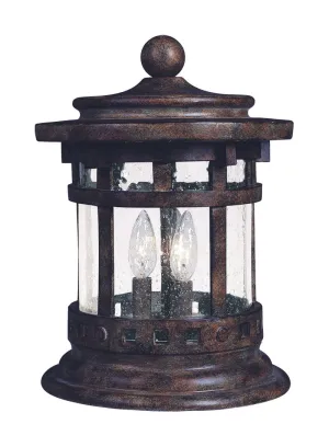 Santa Barbara VX 15" Sienna Outdoor Deck Lantern