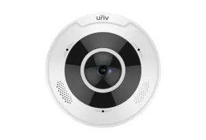 UNIVIEW IPC868ER-VF18-B: 12MP 4K Vandal Resistant Fisheye Dome Camera